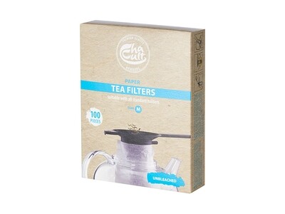 Tee-Papierfilter ungebleicht für Kannen bis 1,2 l, 100 Stück pro Schachtel
