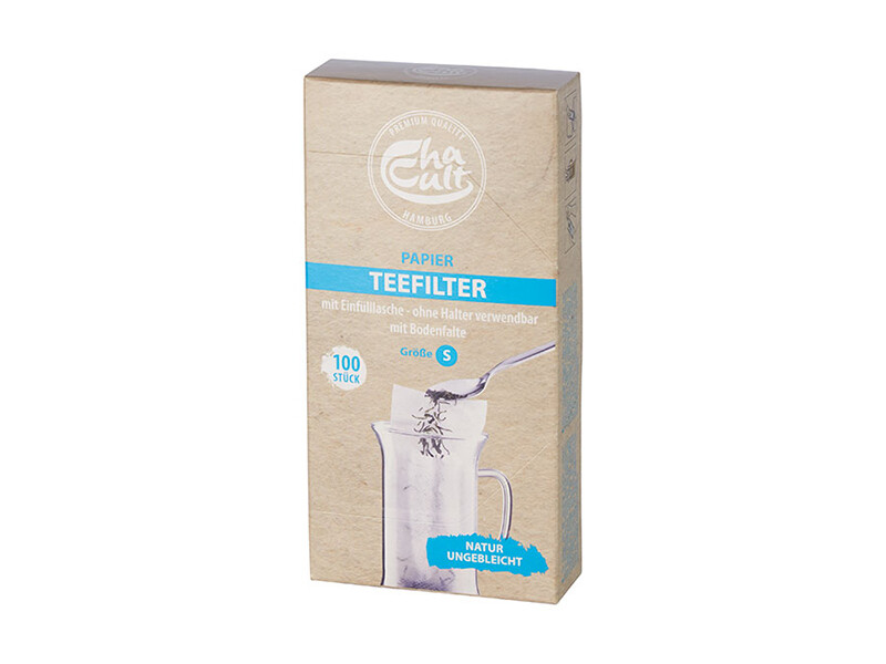 Tee-Papierfilter Tassengröße - 100 Stück pro Schachtel