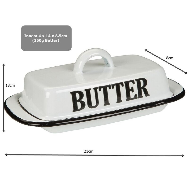 Butterdose Emaille
