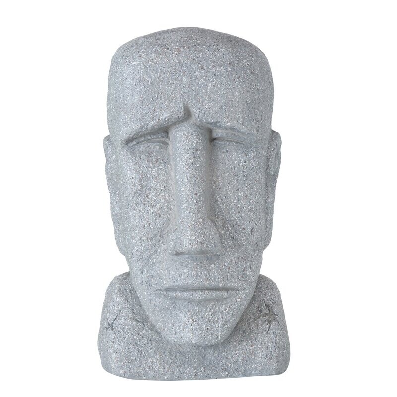 Figur, h 40cm Magnesia grau