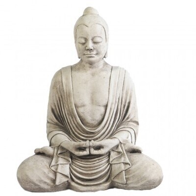 Buddha  englischer Steinguß, H 47 cm, 25 kg
 kein Versand