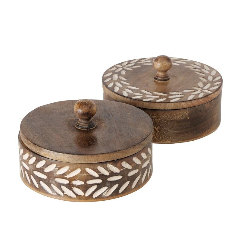 Box, Mangoholz, d 18cm