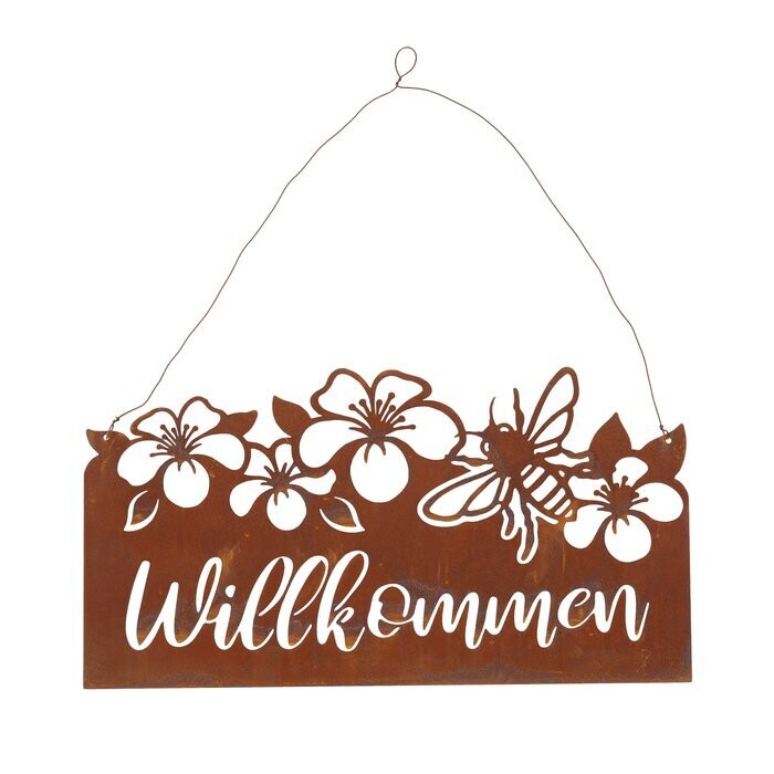 Willkommen - Schild