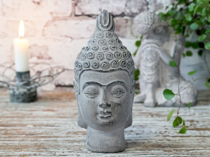 Buddha Kopf, Zement