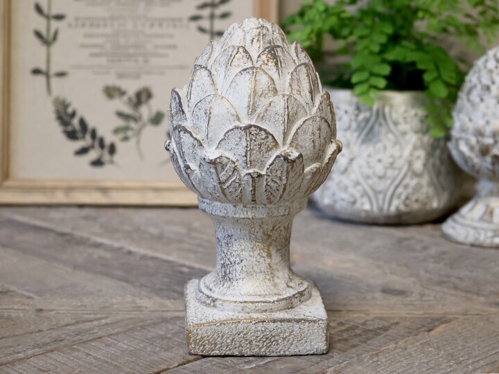 Zapfen - H23/D12,5 cm creme