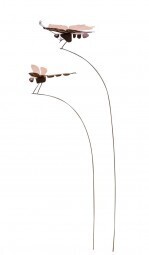 Schwebende Libelle, Rost, 180cm - KEIN Versand