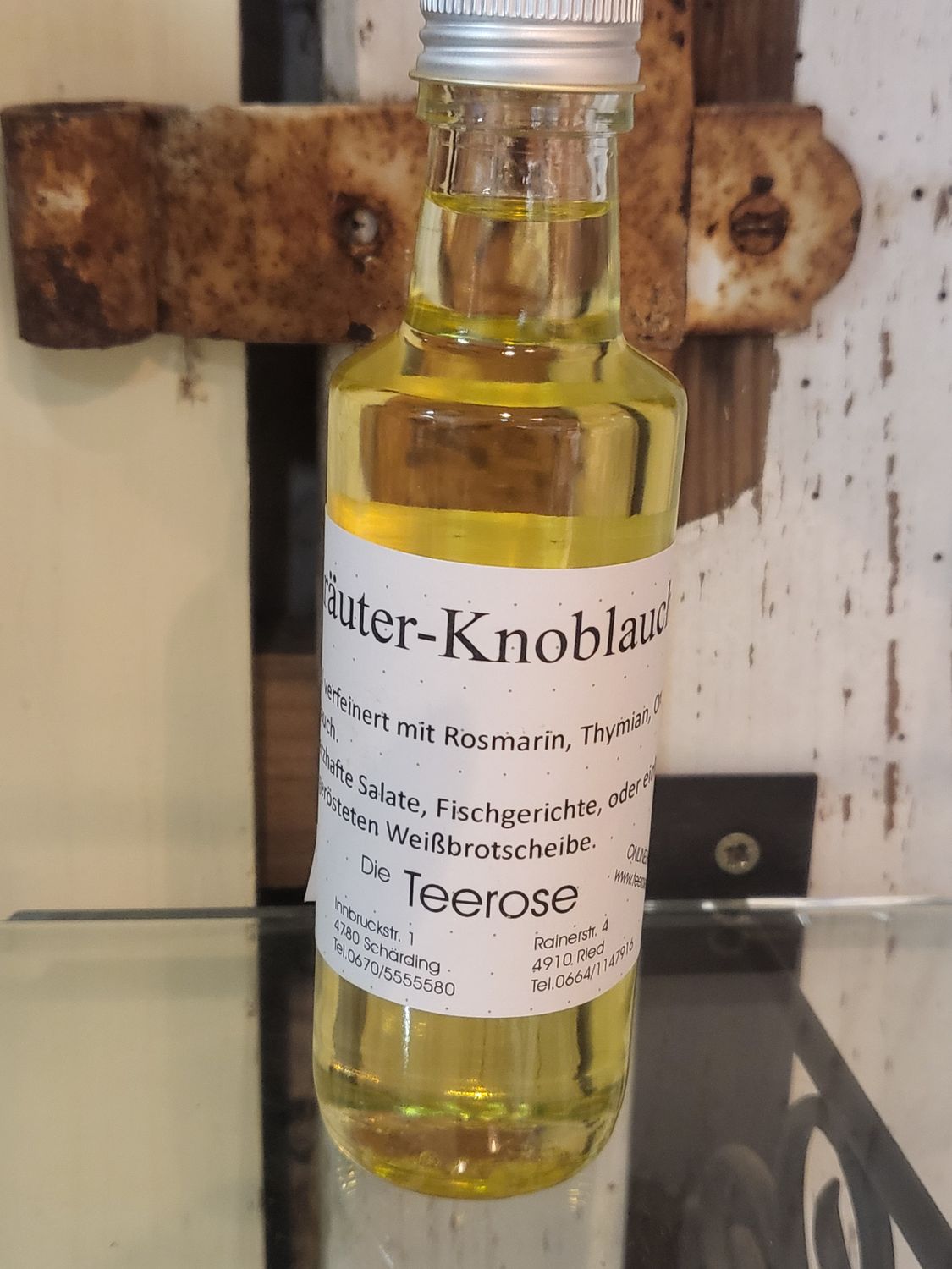 Kräuter Knoblauch Öl