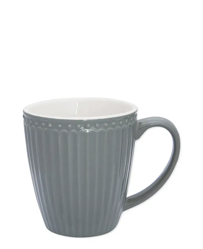 Greengate - Becher Alice stone grey h 10,5 cm