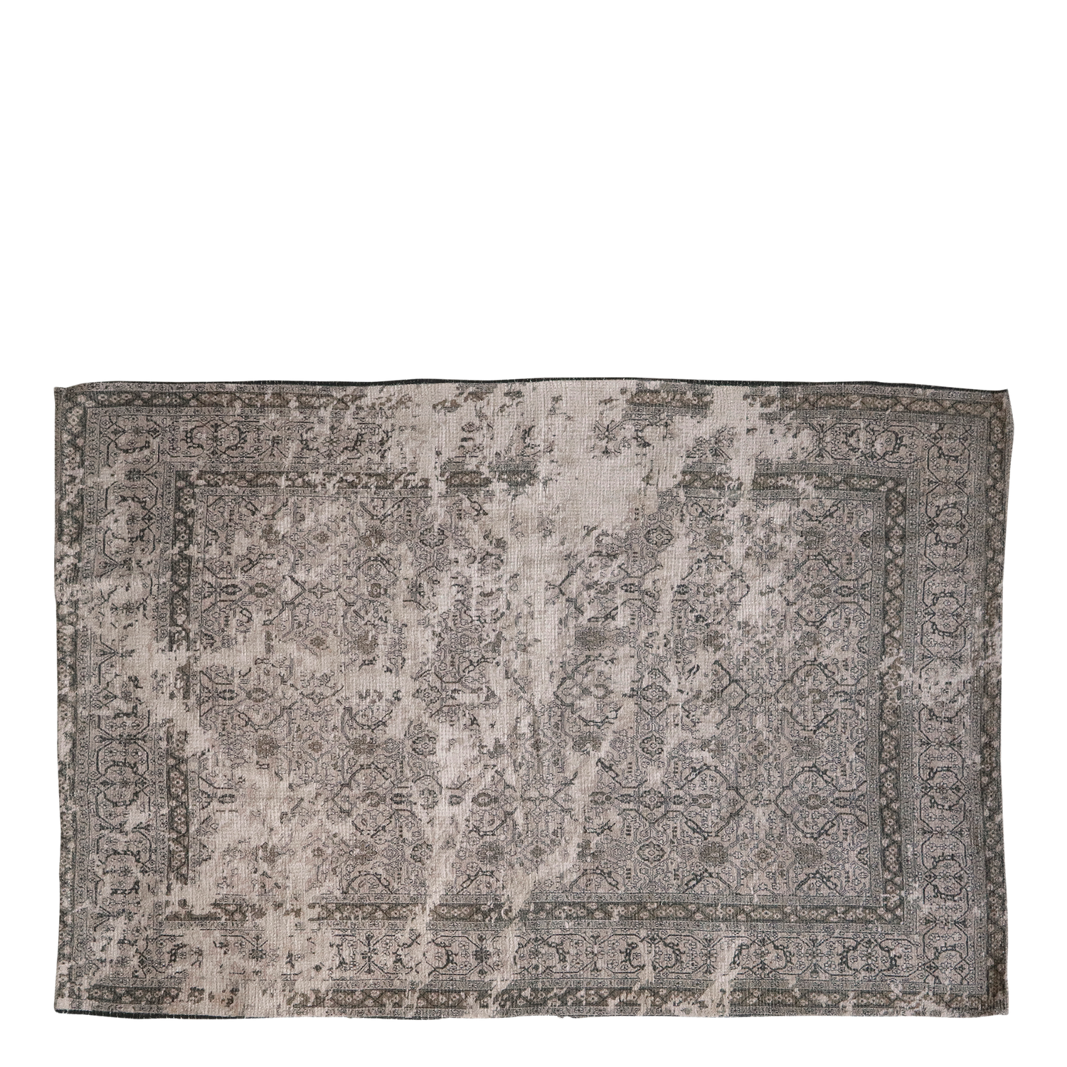 Teppich m. franz. Druck, L180/B120 cm mocca