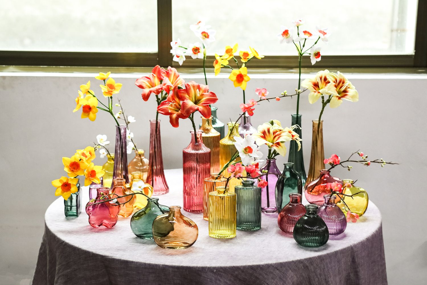 Glas Vase 7x4,58x12 cm