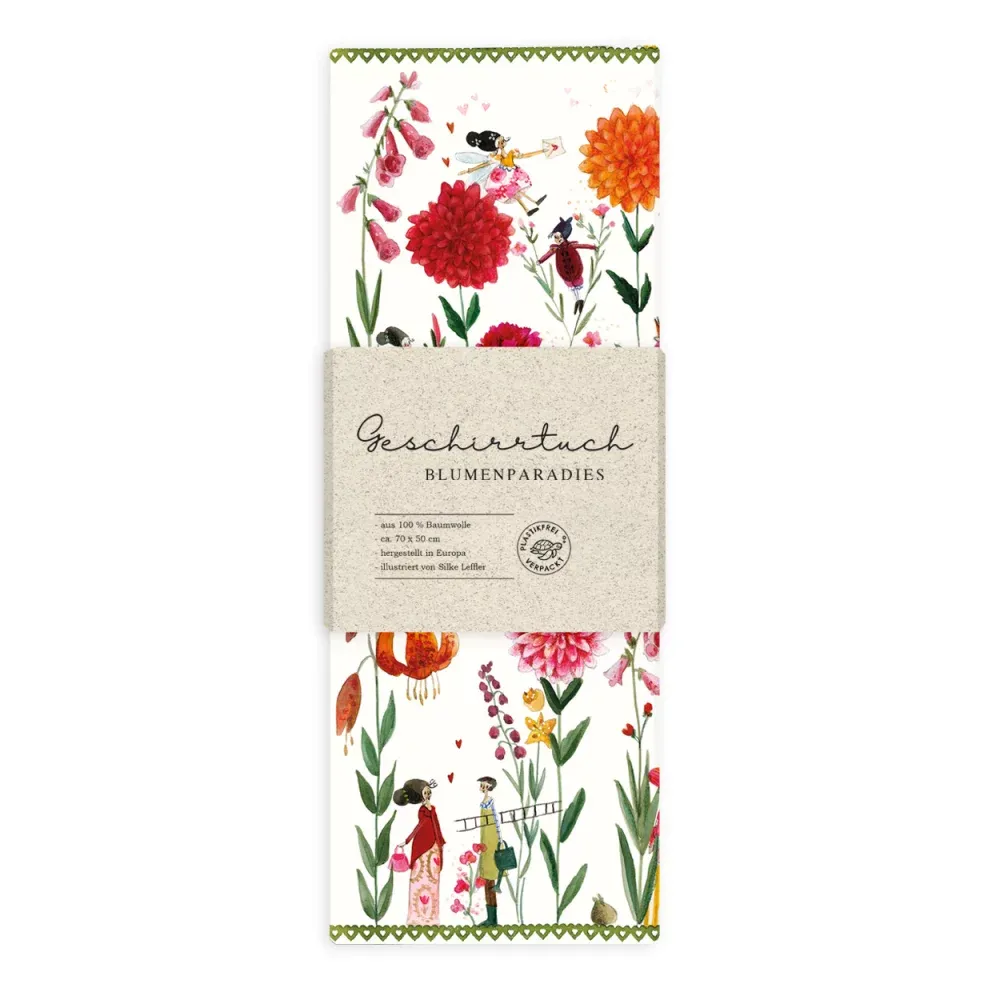 Geschirrtuch Blumenparadies Grätz