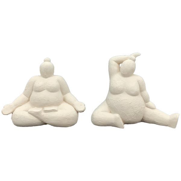 Yoga Figur, Zement 20x16x11 cm