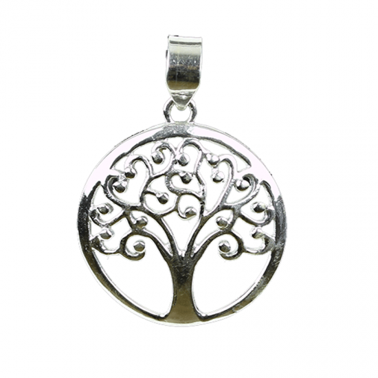 Baum des Lebens Anhänger, 925er Silber, 2,5 cm