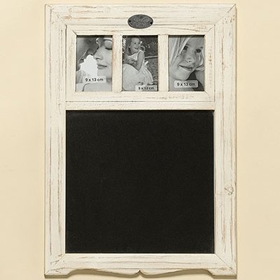 Kreidetafel mit 3 Bilder, 41x57 cm