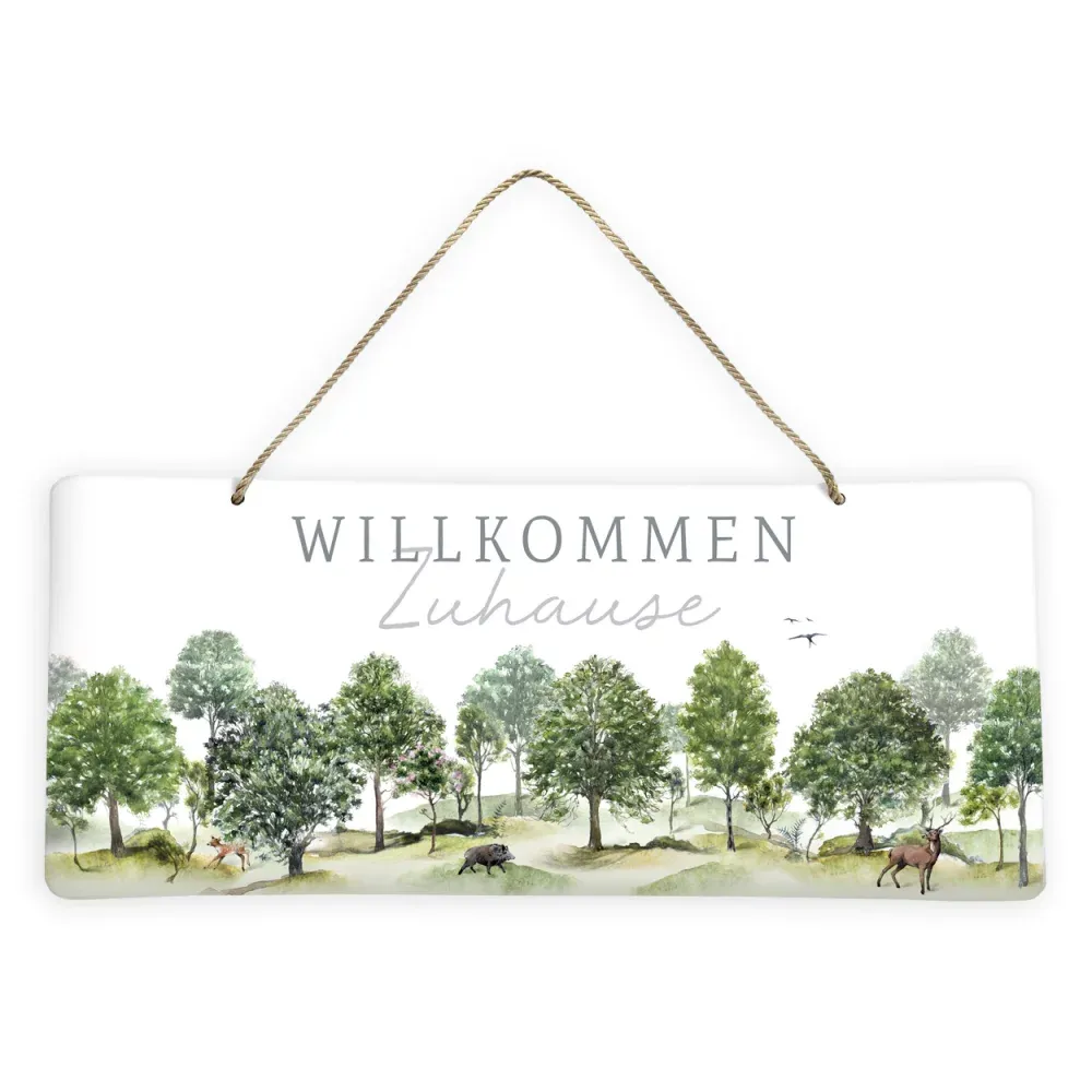 Türschild, Zuhause, Laubbäume, Grätz