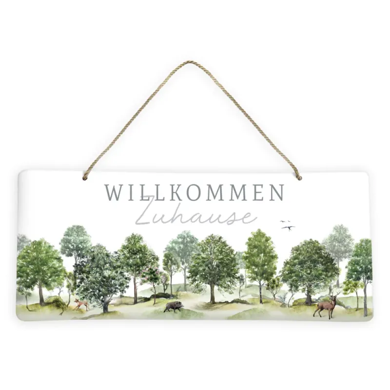 Türschild, Zuhause, Laubbäume, Grätz