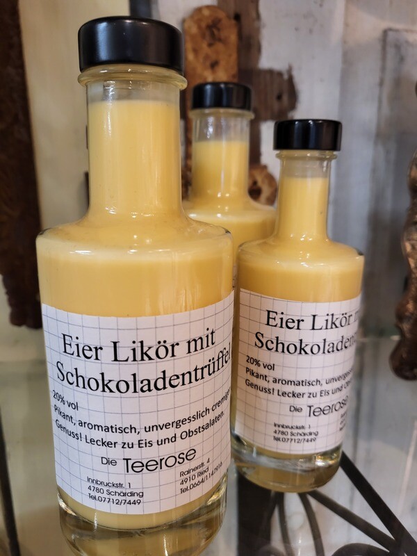 Eier Likör mit Orangen