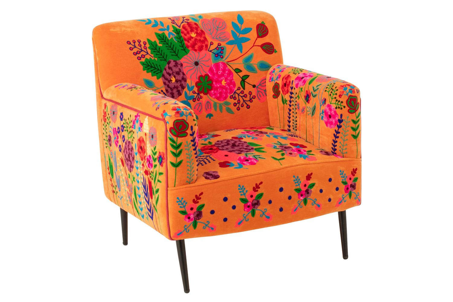 SESSEL BLUMEN MANGO-HOLZ  (64x75x84cm)