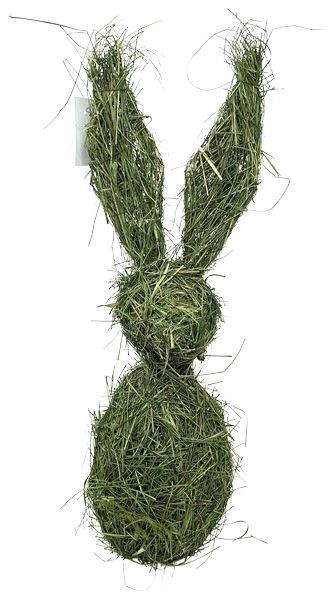 Hase , grün, Rattan, 80 cm