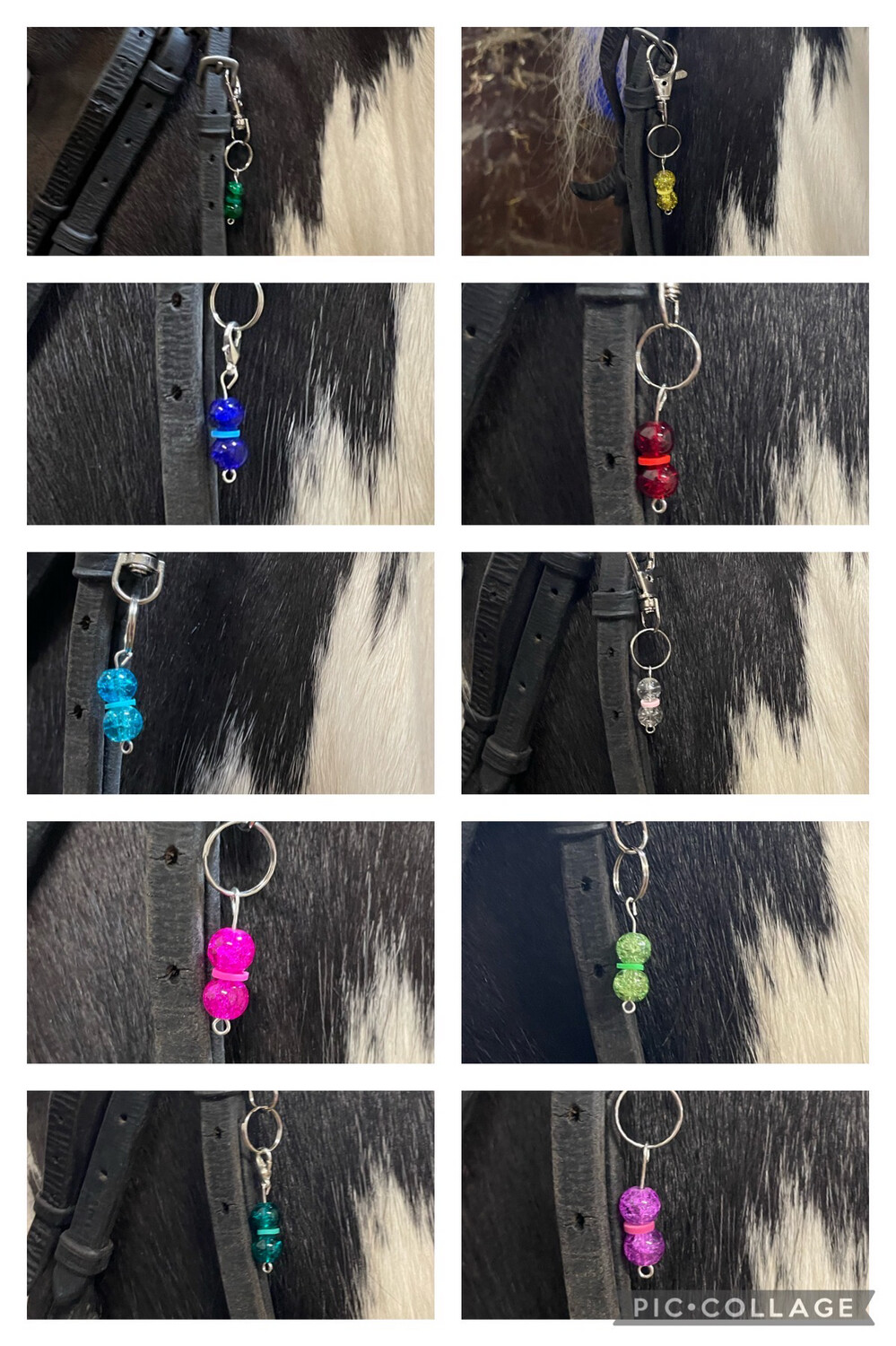 Solid Colour Bridle Charm