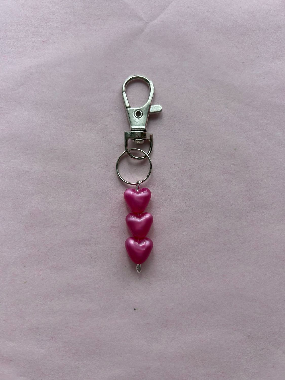 Pink heart charm