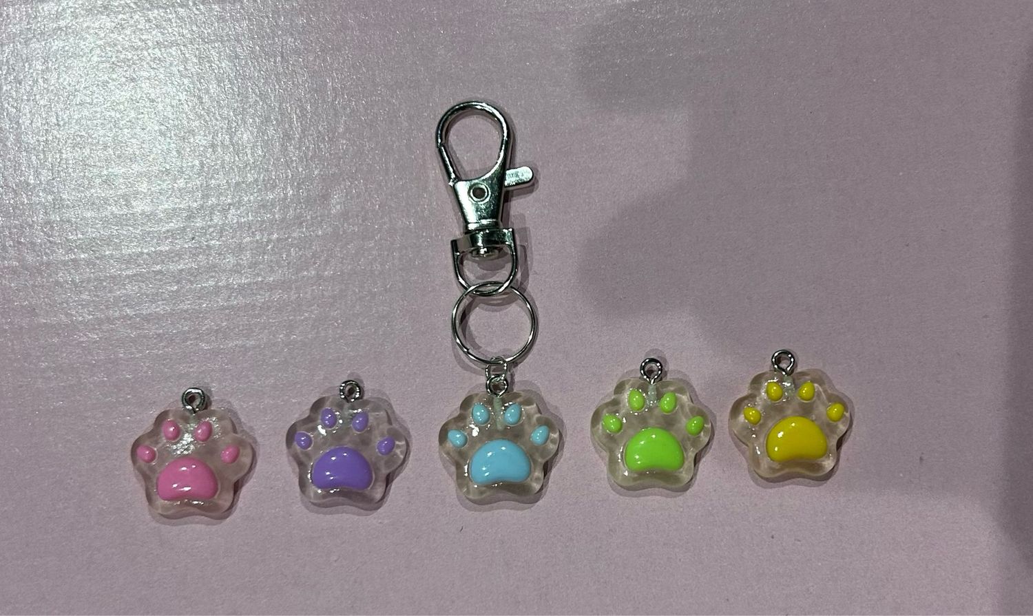 Pawprint charms