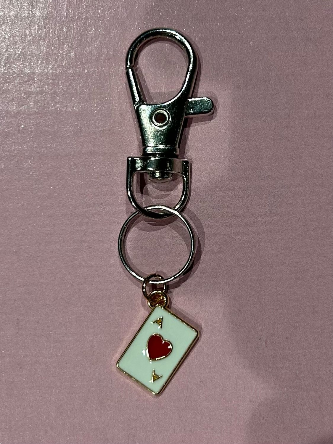 Ace of hearts charm