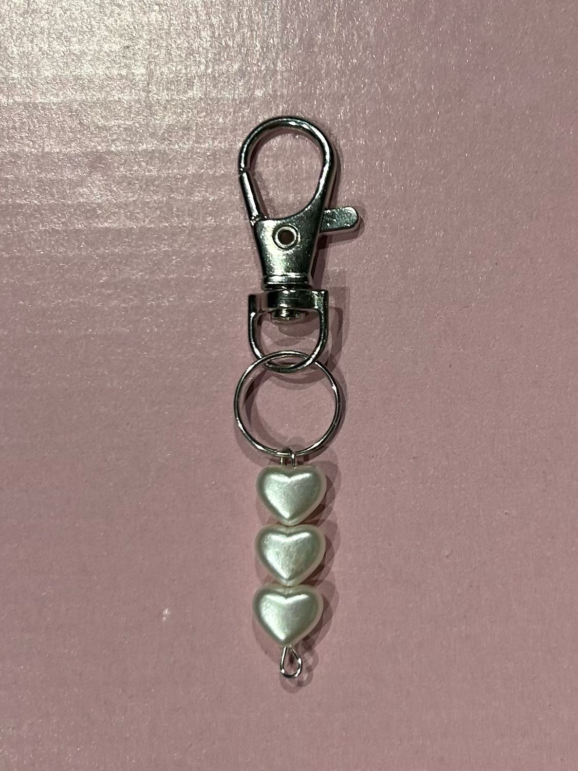 Triple pearl charm