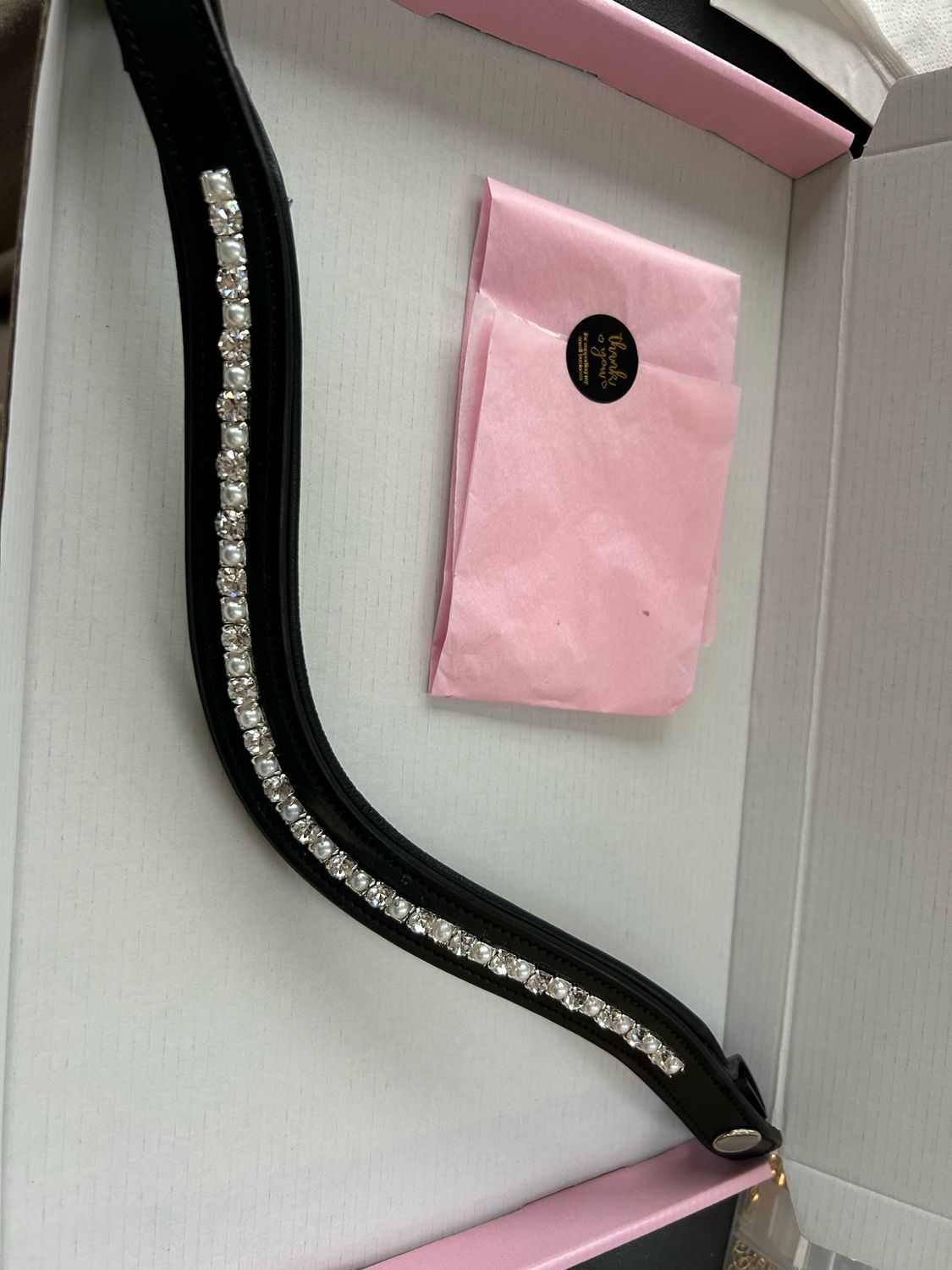 Pearl and diamond browband