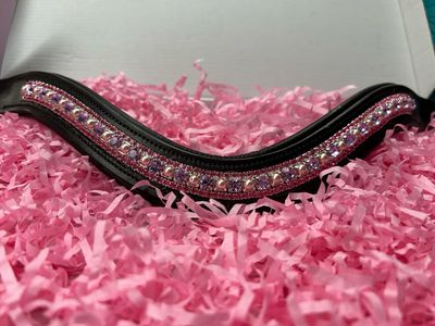 Pearl diamond decadence browband