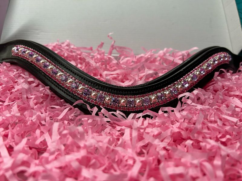 Pearl diamond decadence browband