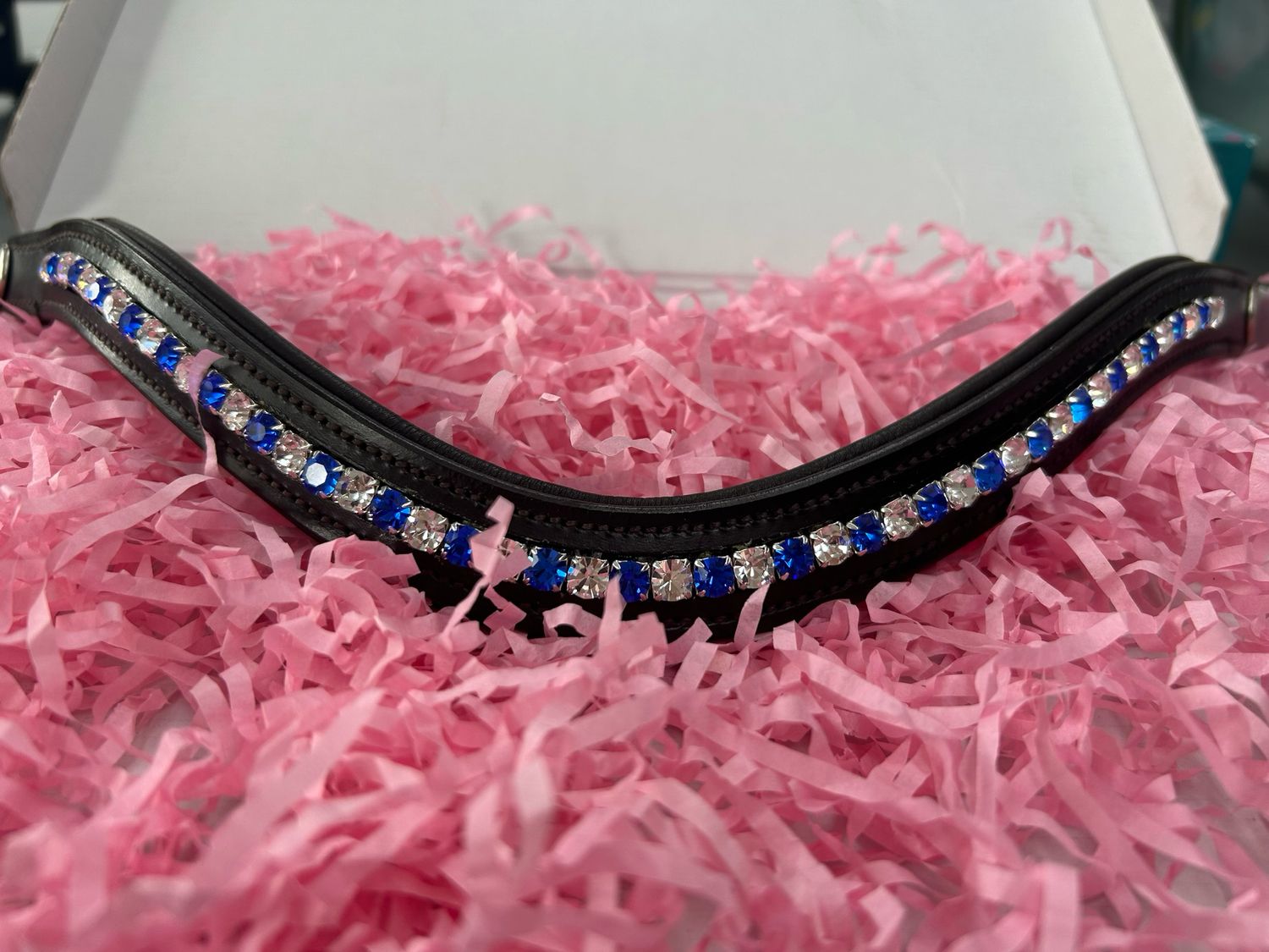 Double alternating crystal browband