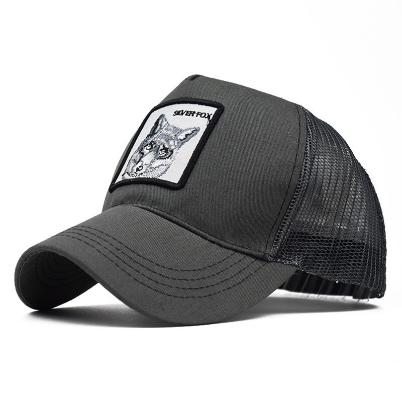 Animal patch baseball cap