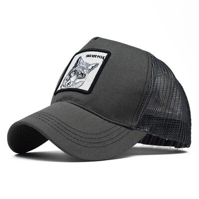 Animal patch baseball cap