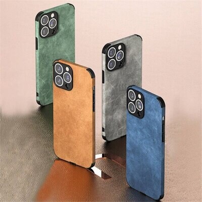 Case per Apple Iphone in pelle scamosciata