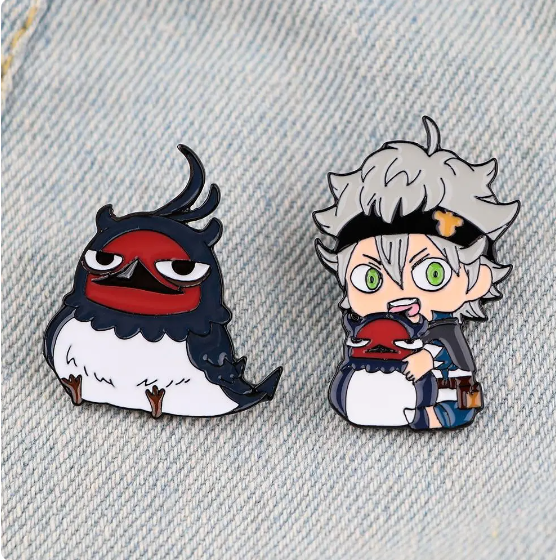Black Clover Anime Pins for Backpacks Badges on Backpack Manga Enamel Pin Accessories Cute Things Brooch New Year Gift Japanese