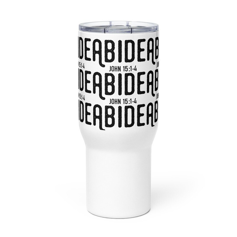 Abide - travel mug with a handle