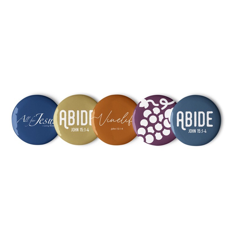 set of pin buttons