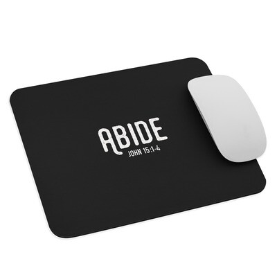 Abide - mouse pad (black)