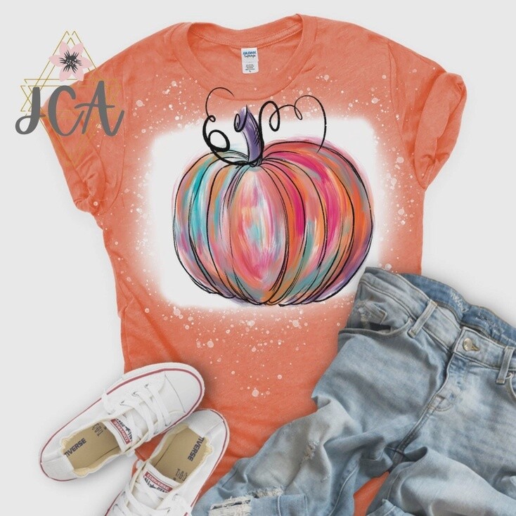 Watercolor Pumpkin Tee