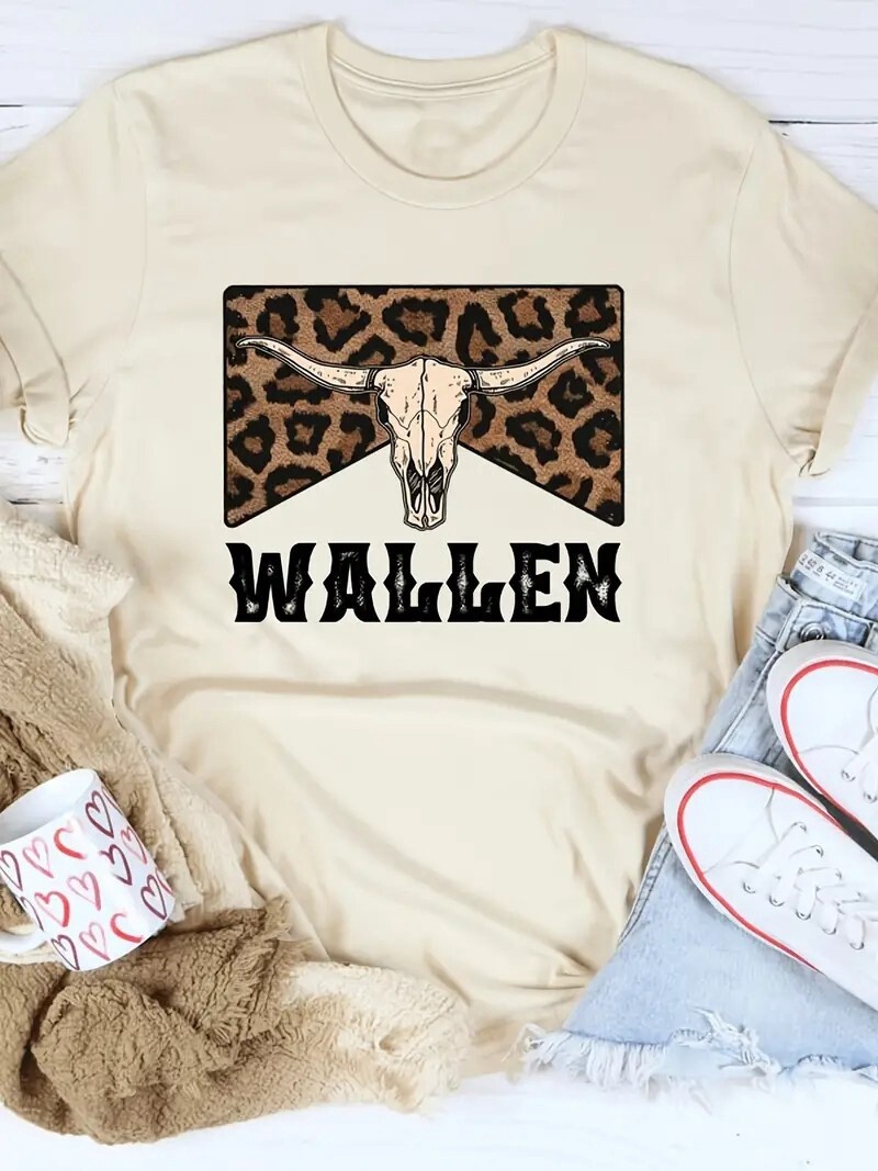 Wallen Western Leopard Print Shirt