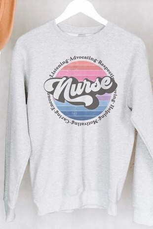 Nurse Circle Vintage Sweatshirt
