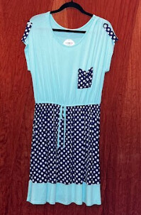 Plus Multi Polka Dots Print Ruffle Sleeve