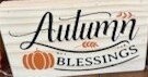 Autum Blessings Sign