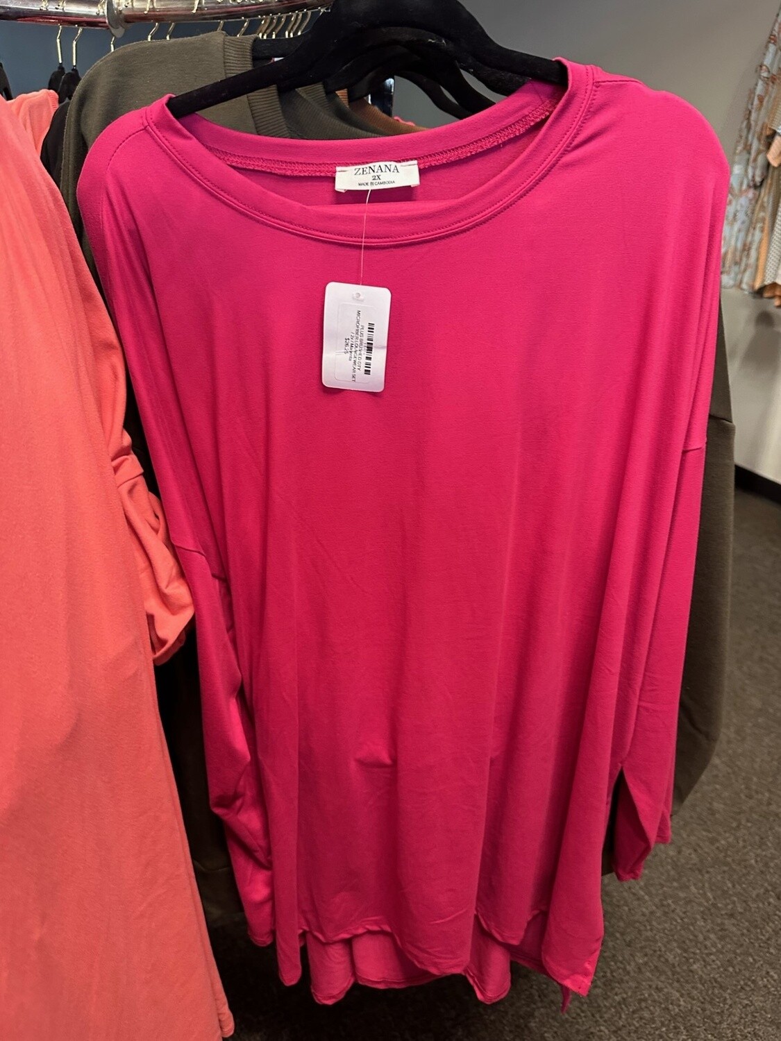 BRUSHED DTY MICROFIBER LOUNGEWEAR SET