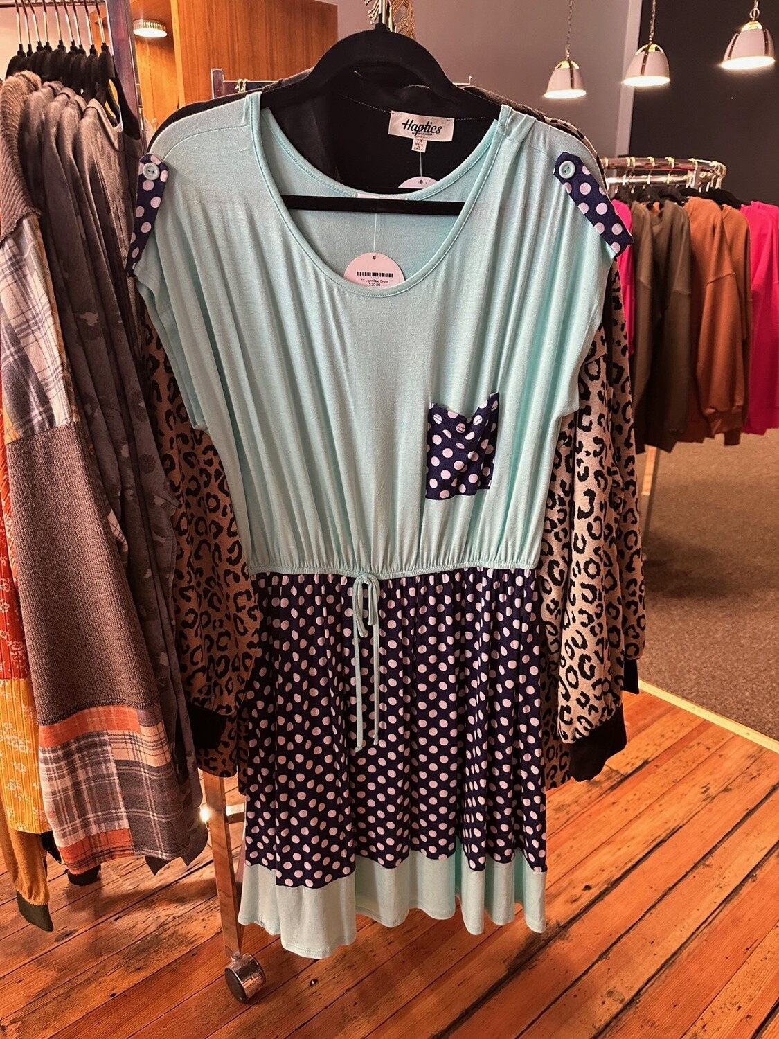 1X Light Blue Dress