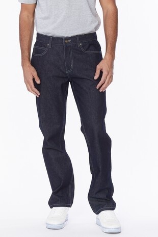 Men&#39;s Straight Loose Fit Denim Jeans