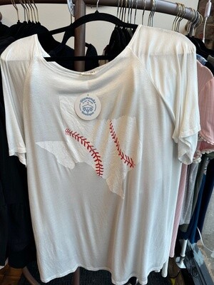 Medium Texas Baseball Tee