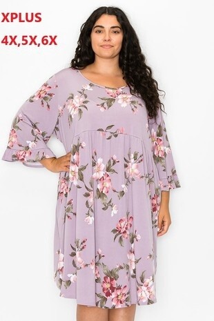 XPlus Floral Short Sleeve