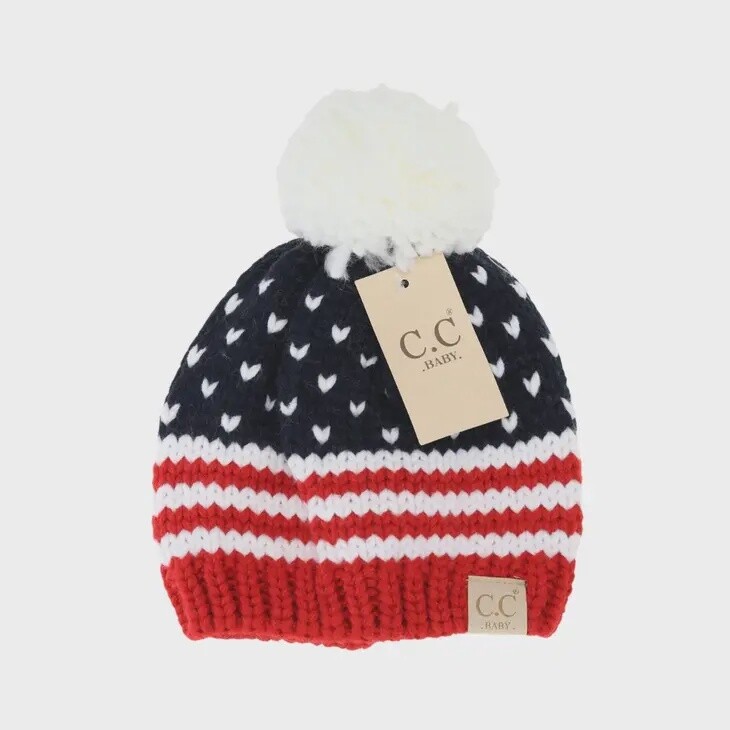 Baby Knit USA Pom